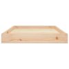 Dog Bed 36"x25.2"x3.5" Solid Wood Pine