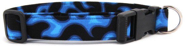 Blue Flame Dog Collar (Option: X-Small)