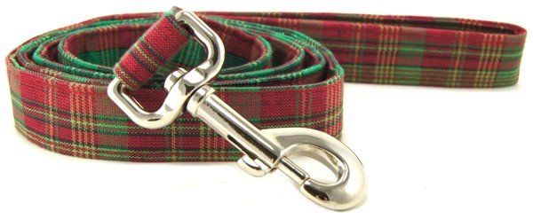 Christmas Plaid Dog Leash (Option: X-Small)