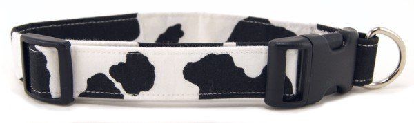 Cow Print Dog Collar (Option: X-Small)