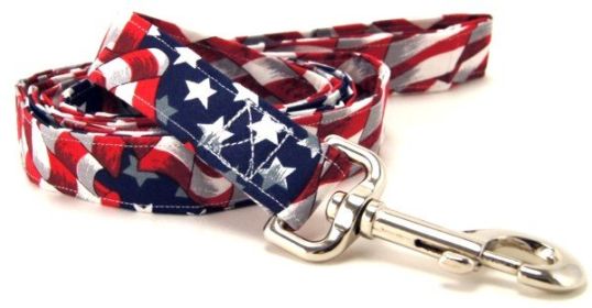 Flag (Stars & Stripes) Dog Leash (Option: X-Small)