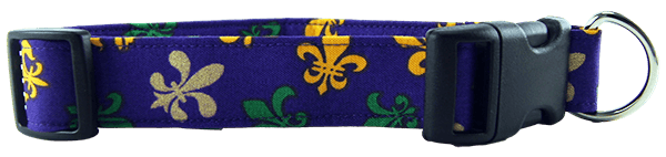 Fleur de Lis Dog Collar (Option: X-Small)
