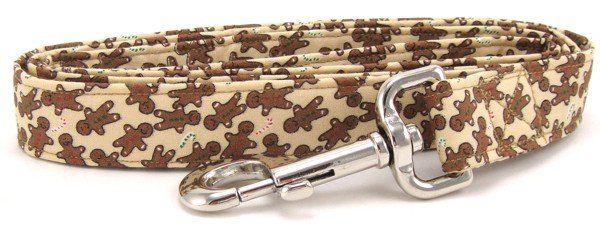 Gingerbread Men Dog Leash (Option: X-Small)