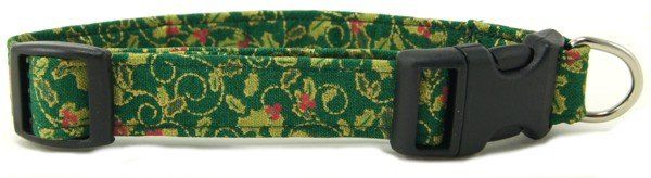 Golden Holly Dog Collar (Option: X-Small)