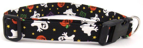 Happy Ghosts Dog Collar (Option: Small)