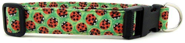 Lady Bugs Dog Collar (Option: X-Small)