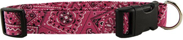 Pink Bandana Dog Collar (Option: X-Small)