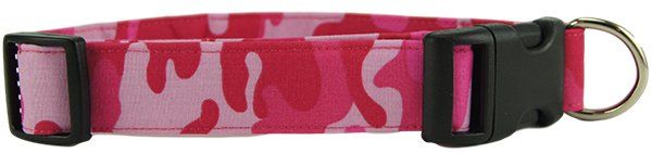 Pink Camo Dog Collar (Option: X-Small)