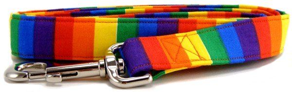 Rainbow Pride Dog Leash (Option: X-Small)