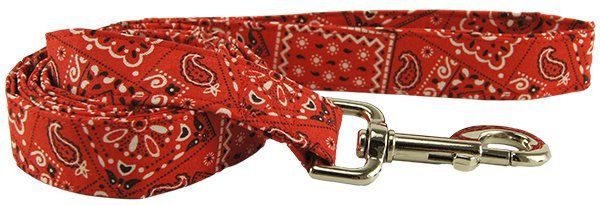 Red Bandana Dog Leash (Option: X-Small)