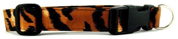 Tiger Stripes Dog Collar (Option: X-Small)