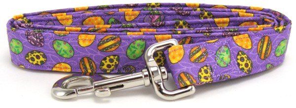 Tossed Easter Eggs Dog Leash (Option: X-Small)