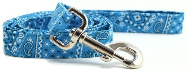 Turquoise Bandana Dog Leash (Option: X-Small)
